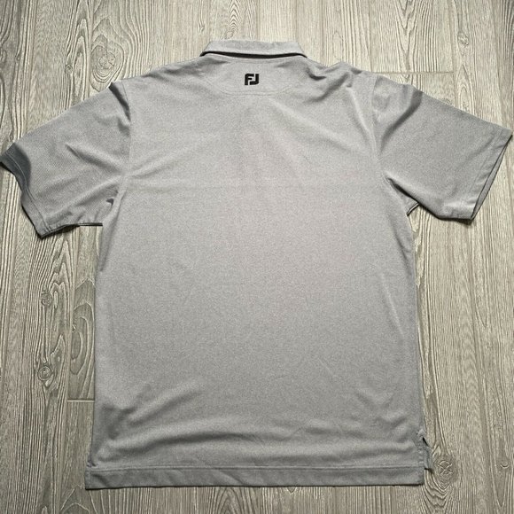 FootJoy Men’s Polo Shirt Size Large Gray Purple - Picture 2 of 4